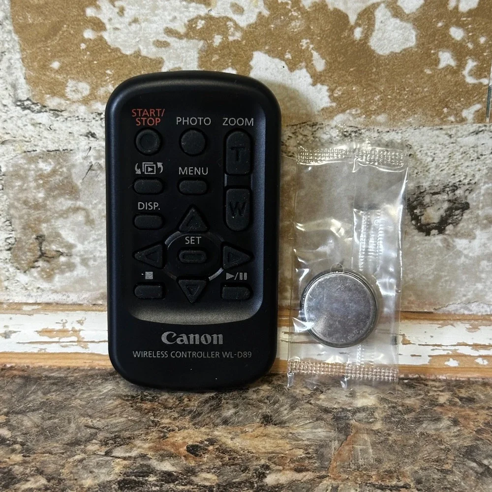 Canon Wireless Controller WL-D89 Remote OS Black Excellent Vixia Accessory